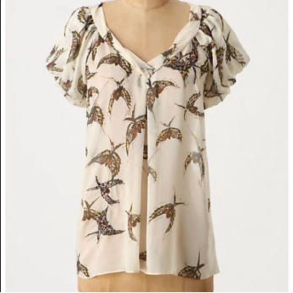 Moulinette Sœurs Silk Pellucid Wings Top